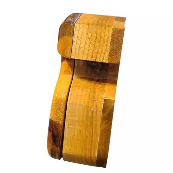 Boot Trinket Box Handcrafted Arthur Faison Jr Texas Cowboy Love Story Hinged - Picture 7 of 9